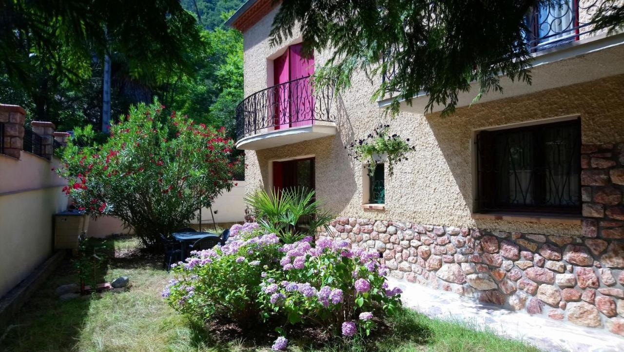 Appartement 48 M2 Avec Jardin Au Rdc Dans Villa A 5 Min A Pied Des Thermes De Vernet-Les-Bains, Location De Samedi A Samedi Zewnętrze zdjęcie